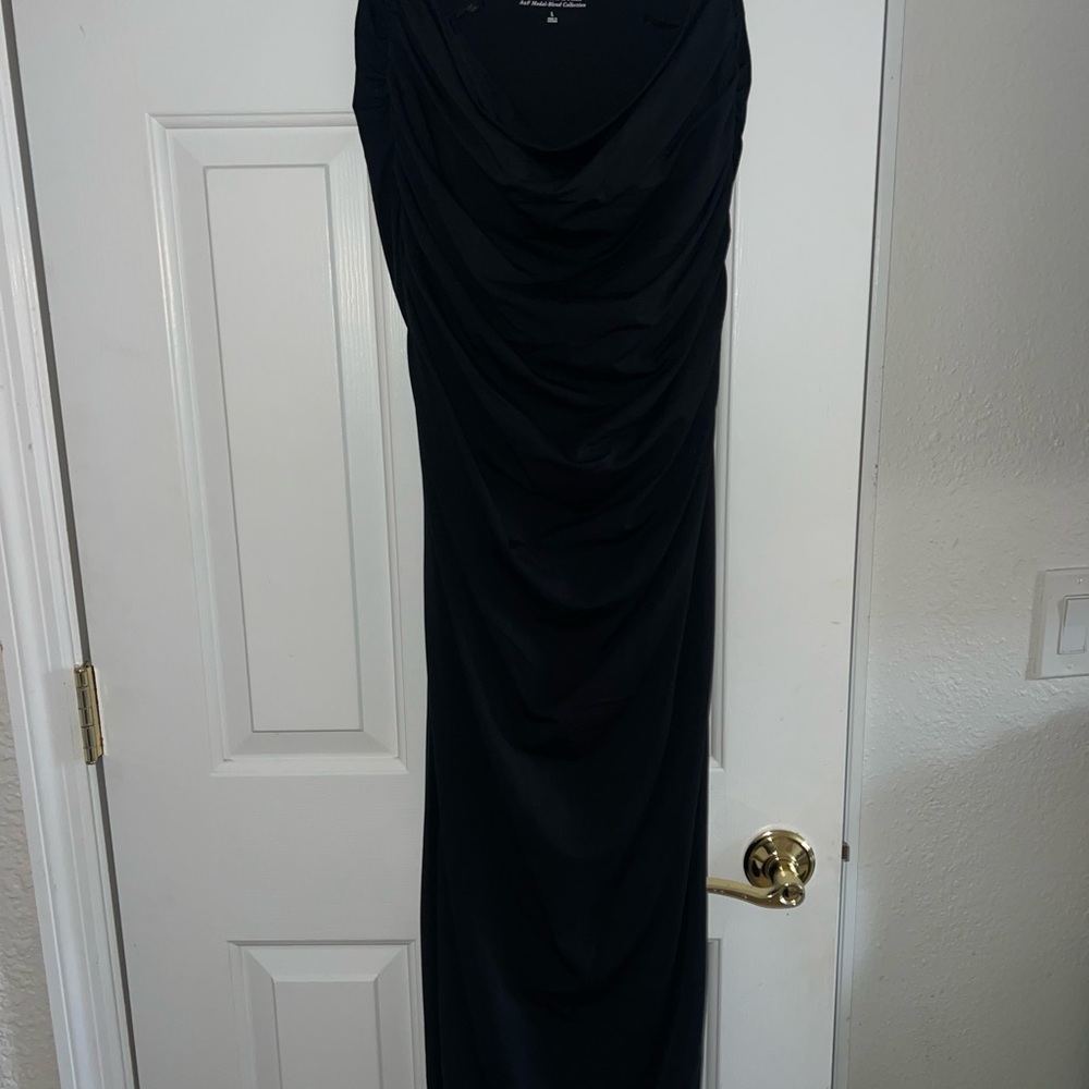 Abercrombie & Fitch Black Sheath Maxi Dress